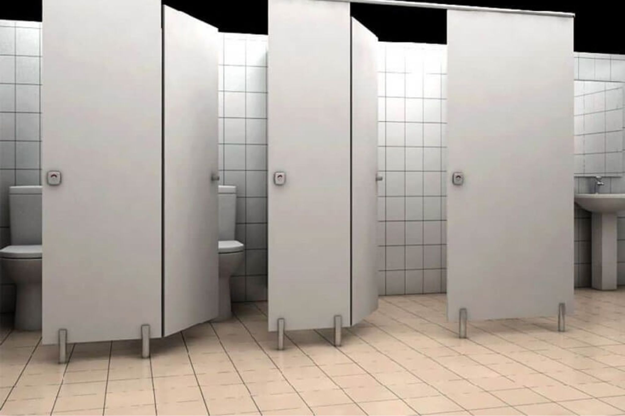 Thiết kế toilet và phòng tắm dùng chung trong hostel 24
